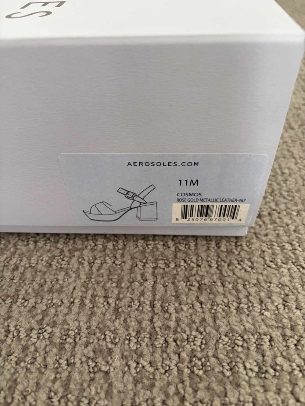 Aerosoles - COSMOS - Rose Gold Platform Heels - Size 11 - Picture 6 of 8